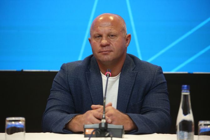 Fedor Emelianenko, Konferencija povodom Sambo takmičenja