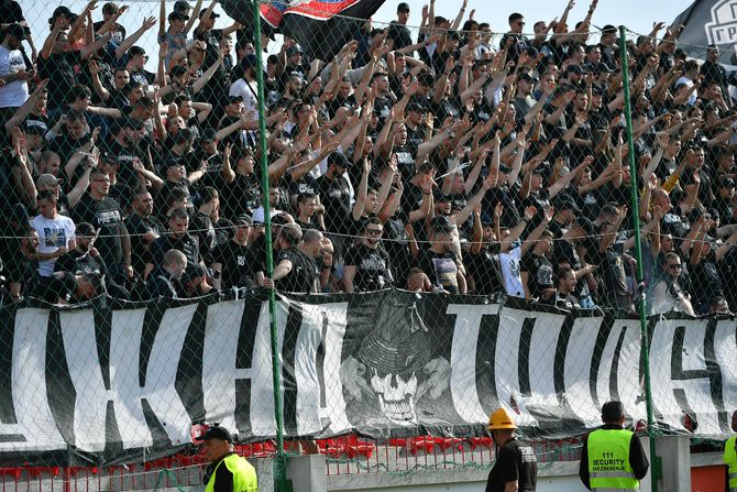 Grobari, Napredak ,Partizan