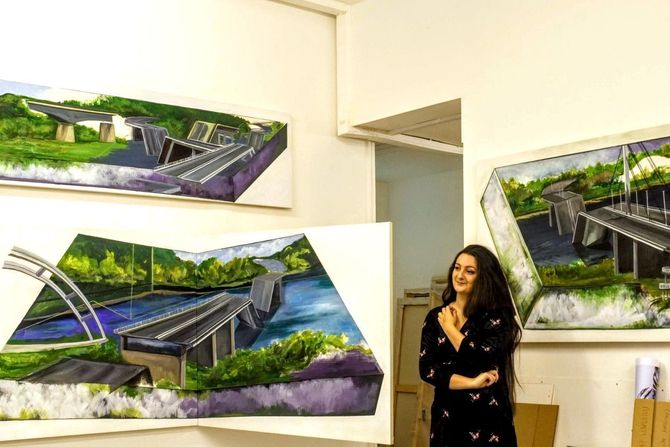 Tamara Rogović predstavlja izložbu "Zemljakinja" u Aleksić Galeriji