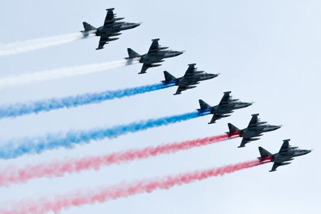 Rusija vojska vojna parada Dan pobede avioni