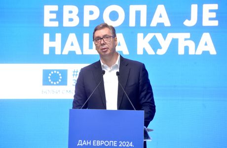 Svečani prijem povodom Dana Evrope Dan Evrope Aleksandar Vučić Emanuele Žiofre