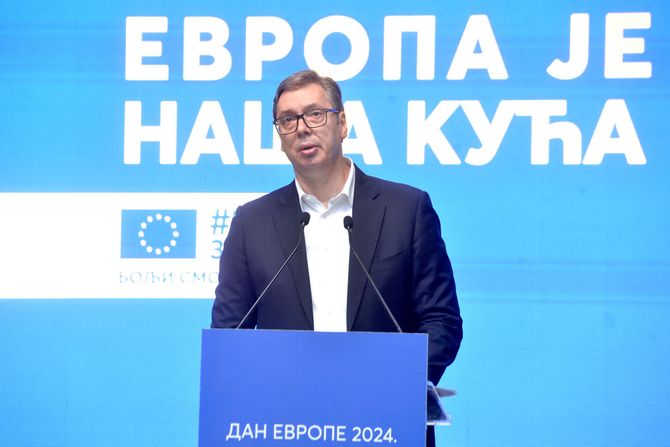 Svečani prijem povodom Dana Evrope Dan Evrope Aleksandar Vučić Emanuele Žiofre