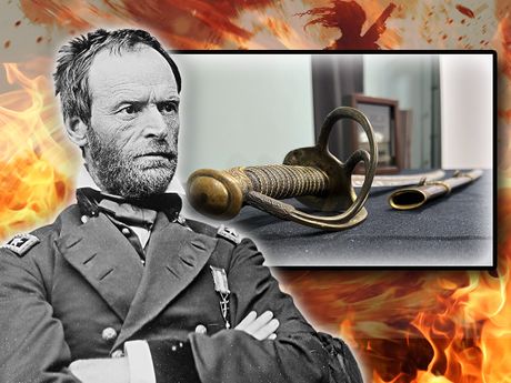 General Vilijam Šerman William Tecumseh Sherman sablja aukcija rat