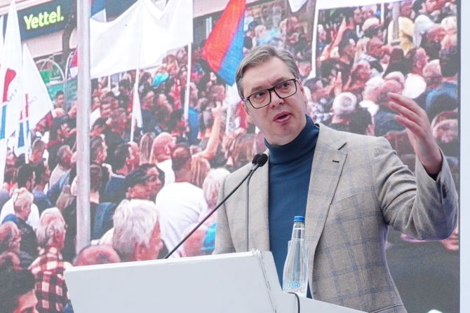 Miting Lazarevac Izborna lista Aleksandar Vučić Beograd sutra SNS