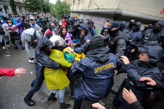 Tbilisi Gruzija protest