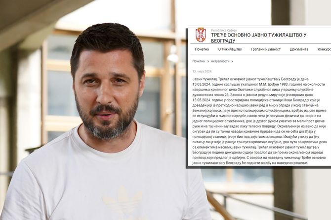 resenje tužilaštva Marko Miljković nakon saslušanja