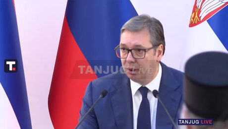 Aleksandar Vučić, Ruski dom - Govor predsednika Srbije