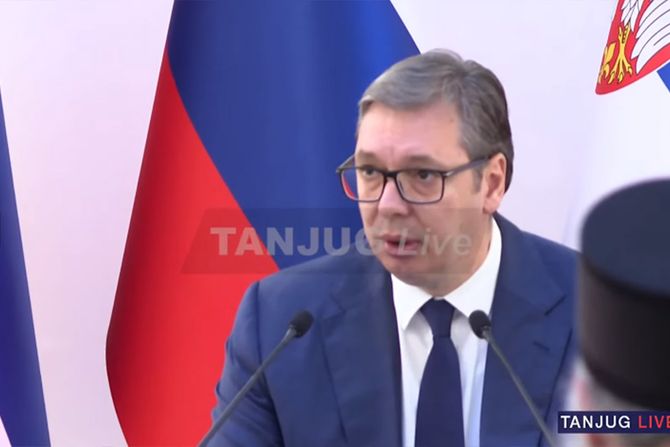 Aleksandar Vučić, Ruski dom - Govor predsednika Srbije