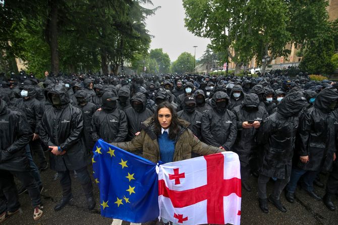 Gruzija Tbilisi protest ruski zakon