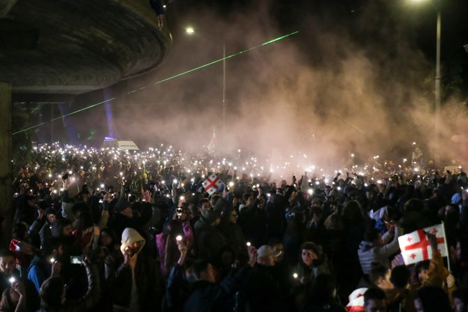 Gruzija Tbilisi protest ruski zakon