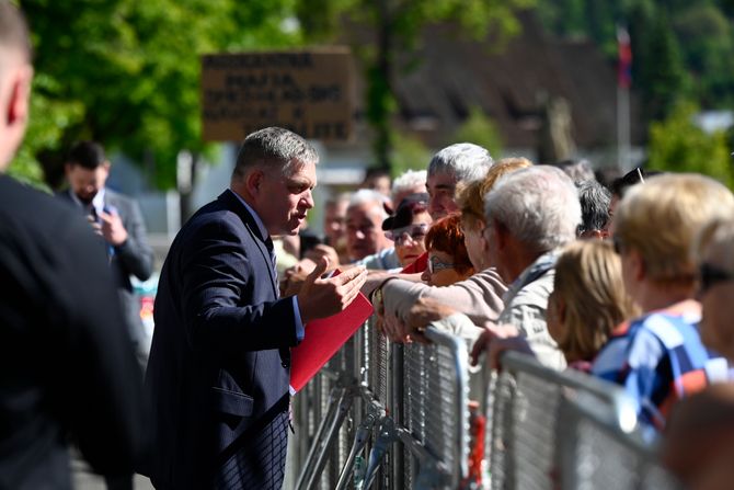 Robert Fico Slovačka Handlova