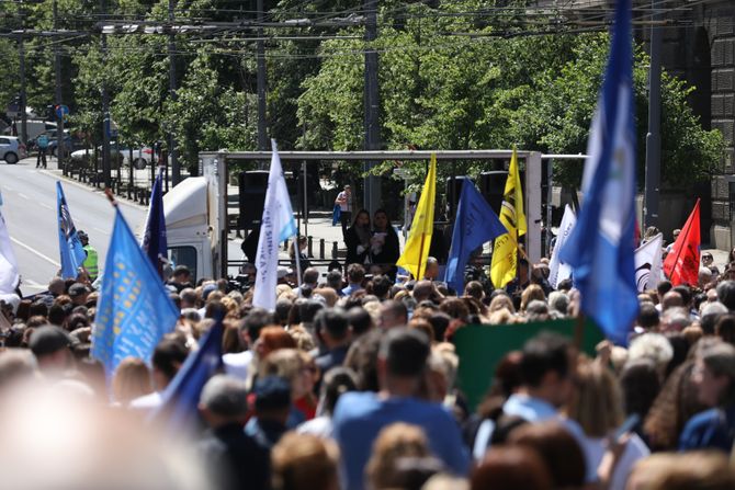 Protest prosvetnih radnika