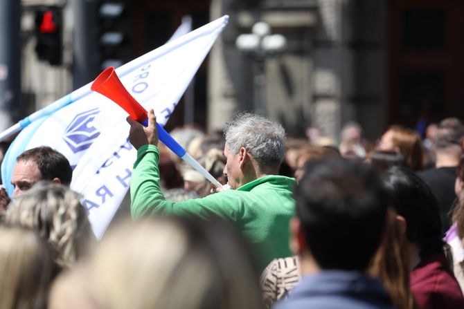 Protest prosvetnih radnika