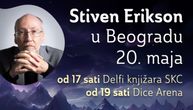 Ekskluzivno: Stiven Erikson u Beogradu - ponedeljak u 17h, Delfi SKC