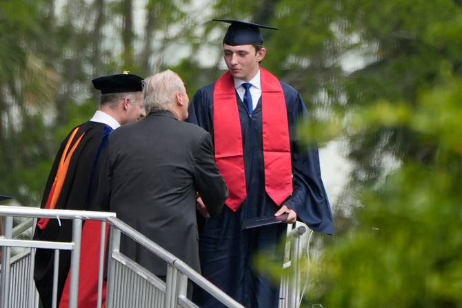 Baron Tramp, uručenje diplome srednje škole Baron Tramp, uručenje diplome srednje škole