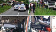 Vozač kamiona bio pod dejstvom amfetamina: Nije stao na znak "Stop", pa se zakucao u autobus pun putnika