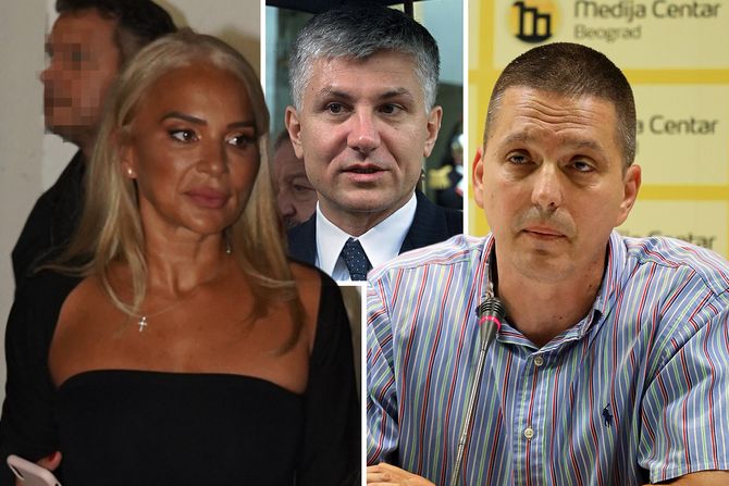 Žana Veruović, Milan Veruović i Zoran Đinđić