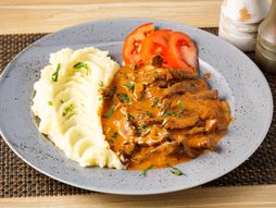 šnicle, lovačke šnicle, ručak, meso i krompir, meso i pire