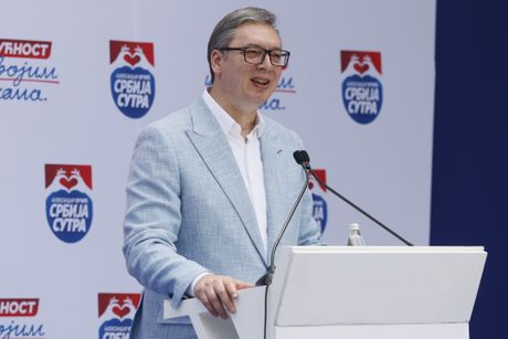 Predizborni skup SNS Valjevo Aleksandar Vučić