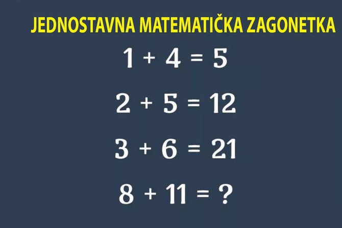 Jednostavna matematička zagonetka