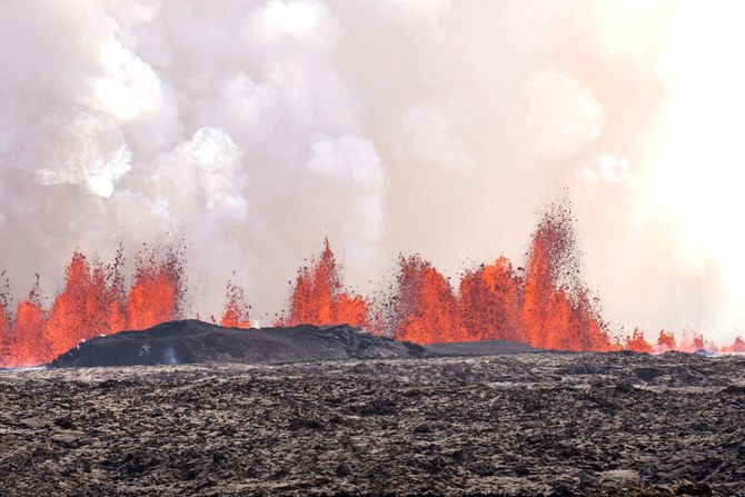 Island, erupcija vulkana