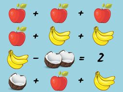 Test mozgalica jabuka banana kokos