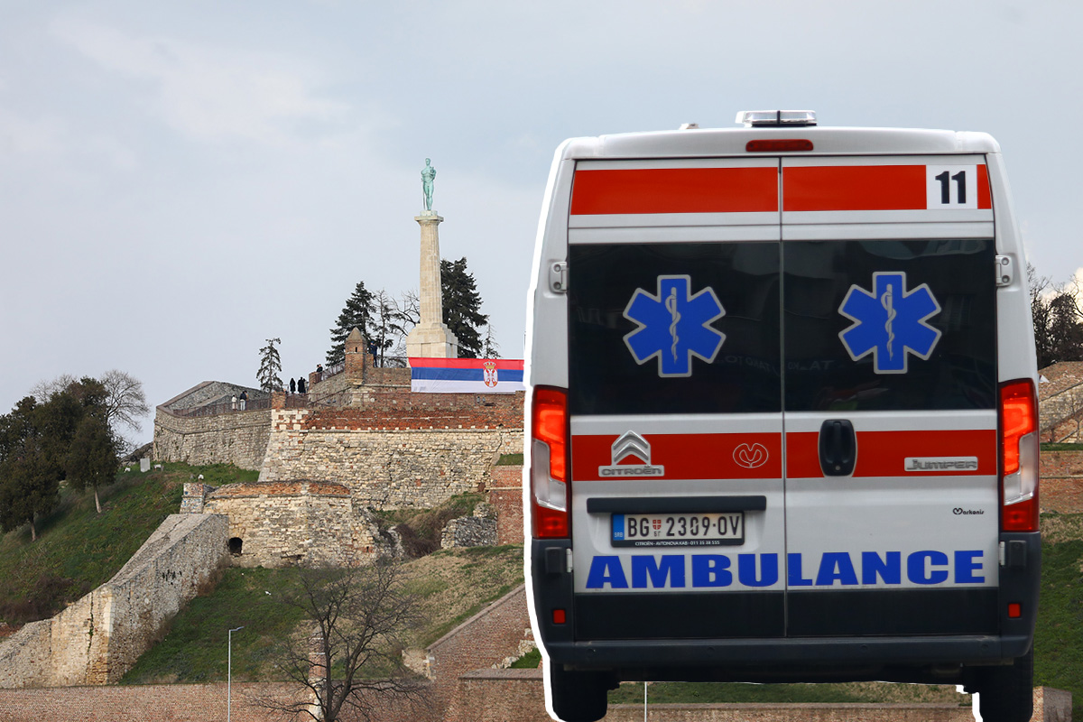 TRAGEDIJA U RANU ZORU NA KALEMEGDANU: Mladić pao sa zida, zadobio stravične povrede mozga i karlice!