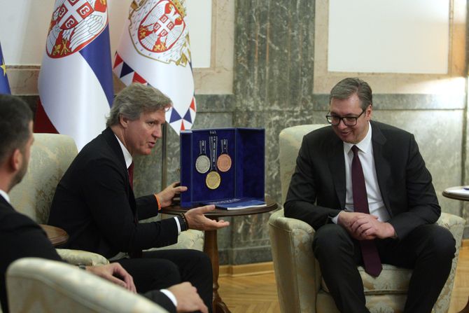 Aleksandar Vučić i Antonio Hoze Silva