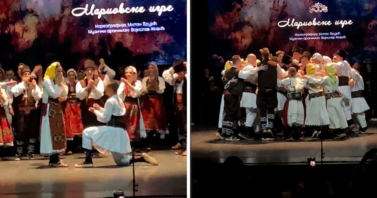 Emotivan Snimak Folkloraša Zaprosio Devojku Nakon Koncerta Ona Ostala Emotivan Snimak Folkloraša Zaprosio Devojku Nakon Koncerta Ona Ostala