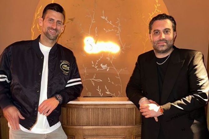 Novak Đoković i Mehdi Abdelhedi Novak Đoković i Mehdi Abdelhedi