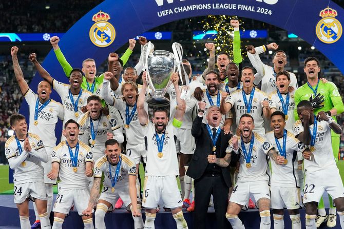 Liga šampiona finale Borusija Dortmund Real Madrid pobeda slavlje trofej