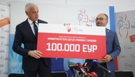 FK Crvena zvezda donirao 100.000 evra Dečijoj klinici u Tiršovoj