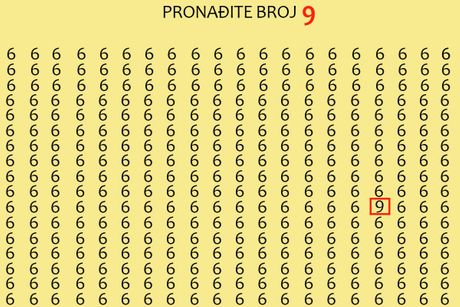 Test mozgalica optička iluzija broj devet Test mozgalica optička iluzija broj devet