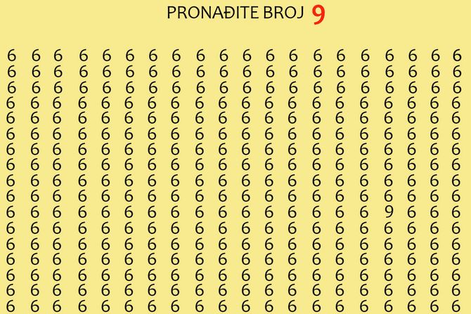 Test mozgalica optička iluzija broj devet Test mozgalica optička iluzija broj devet