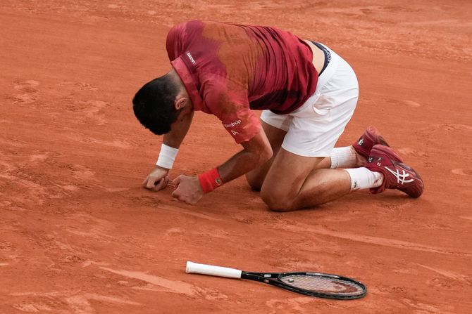 Novak Đoković Rolan Garos 2024 Novak Đoković Rolan Garos 2024