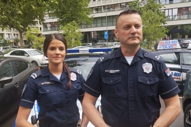 Jovana Šukara, Darko Mladenović, policija