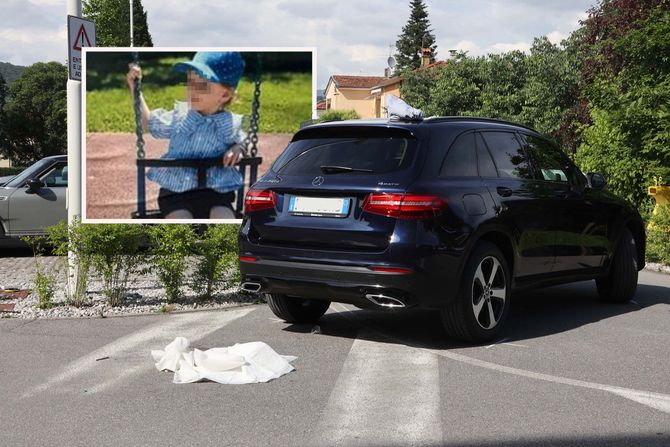 Mercedes koji je pregazio malu Sofiju ispred vrtića u Breši