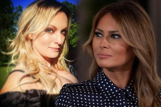 Melanija Tramp i Stormi Danijels Melanija Tramp i Stormi Danijels