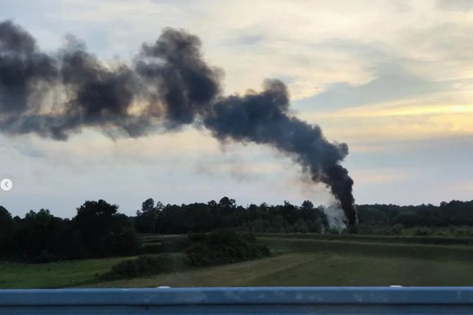 Požar na deponiji, autoput Miloš Veliki