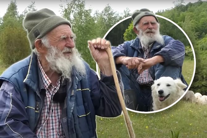 Najstariji ovčar pastir Rostovo Bugojno Nedo Milutinović