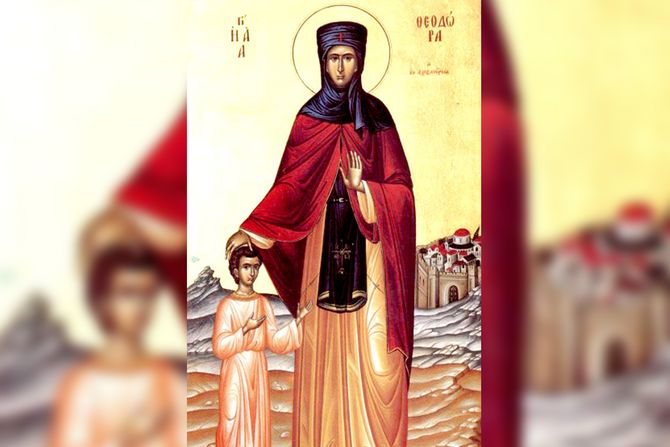 Prepodobna mučenica Teodosija Trisa Prepodobna mučenica Teodosija Trisa