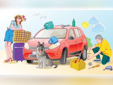 Skrivalica putovanje turisti letovanje automobil guma 10 razlika odvojeno 1 Skrivalica putovanje turisti letovanje automobil guma 10 razlika odvojeno 1