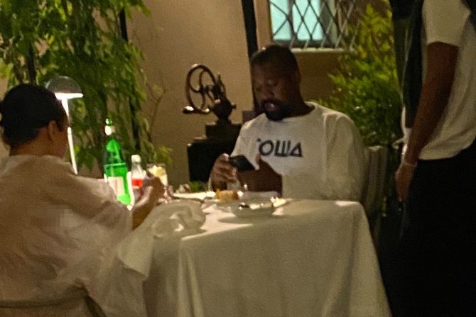 Kanje Vest i Bjanka Ćensori  Kanye West i Bianca