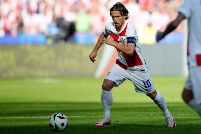 Luka Modrić Evropsko prvenstvo fudbal Hrvatska - Španija EURO 2024 Luka Modrić Evropsko prvenstvo fudbal Hrvatska - Španija EURO 2024