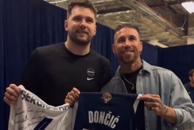 Luka Dončić Serhio Ramos Luka Dončić Serhio Ramos