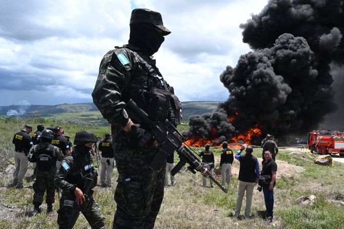 Honduras, kokain