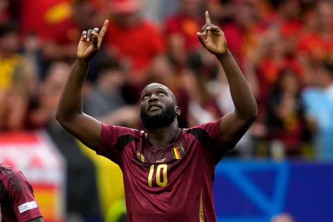 Romelu Lukaku Evropsko prvenstvo fudbal Belgija - Slovačka EURO 2024