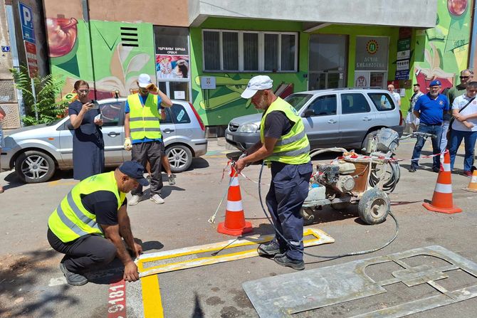 Grad Niš, parking mesta za članove boračkih udruženja