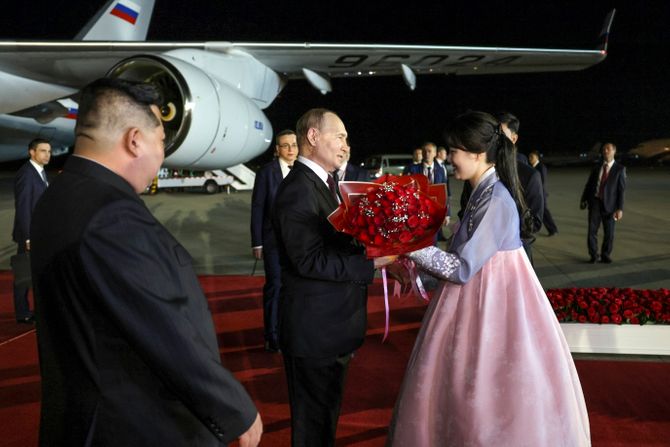 Vladimir Putin i Kim Džong Un