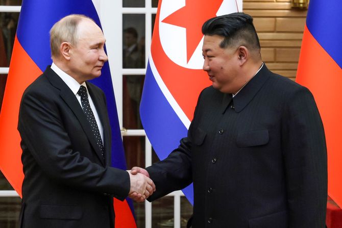 Vladimir Putin Kim Džong Un Vladimir Putin Kim Džong Un